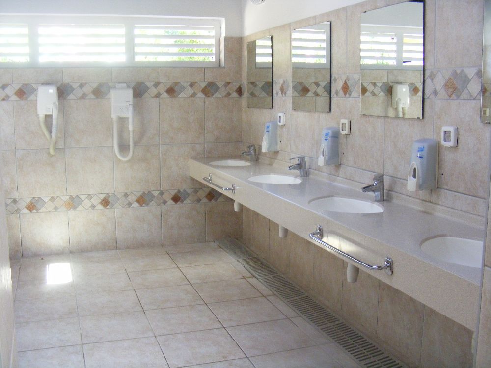 sanit&auml;re Anlage von innen